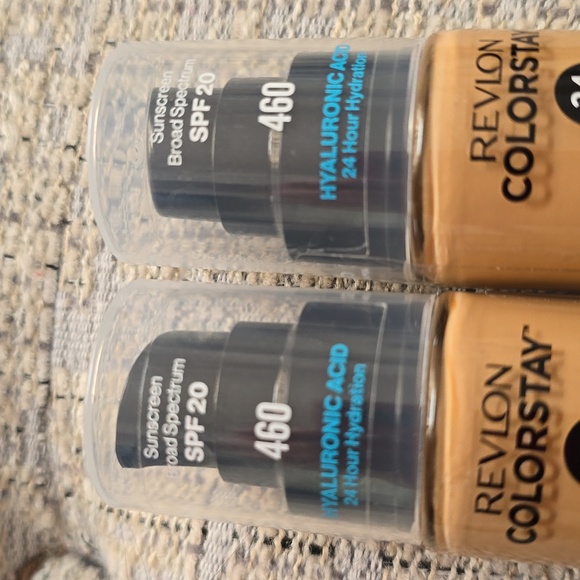 REVLON BRAND COLORSTAY LONGWEAR MAKEUP FOUNDATION #460 MACADAMIA BUNDLE of 2 - Picture 6 of 6